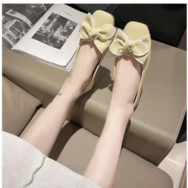 Bowknot Plain Flats Product Image