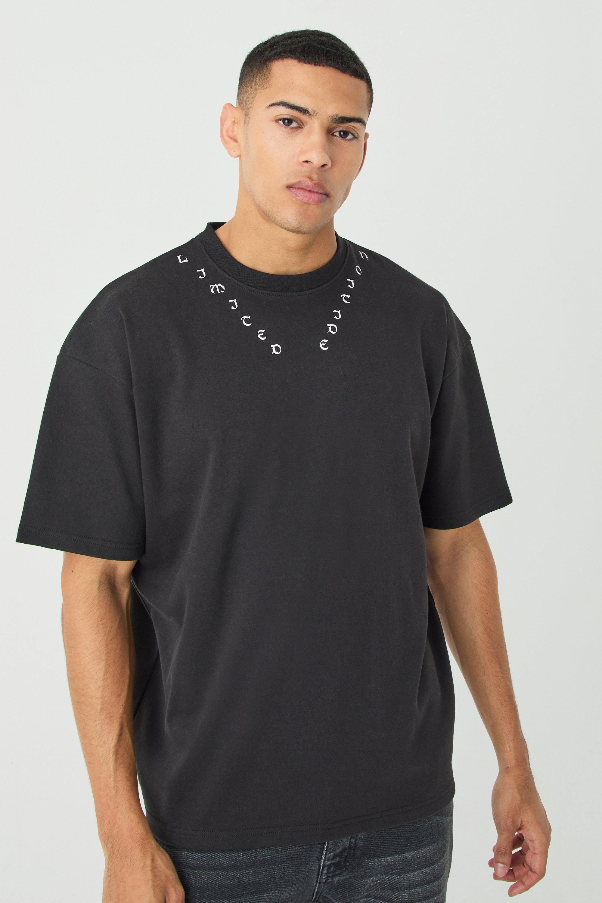 Oversized Interlock Limited Edition T-shirt | boohooMAN USA Product Image