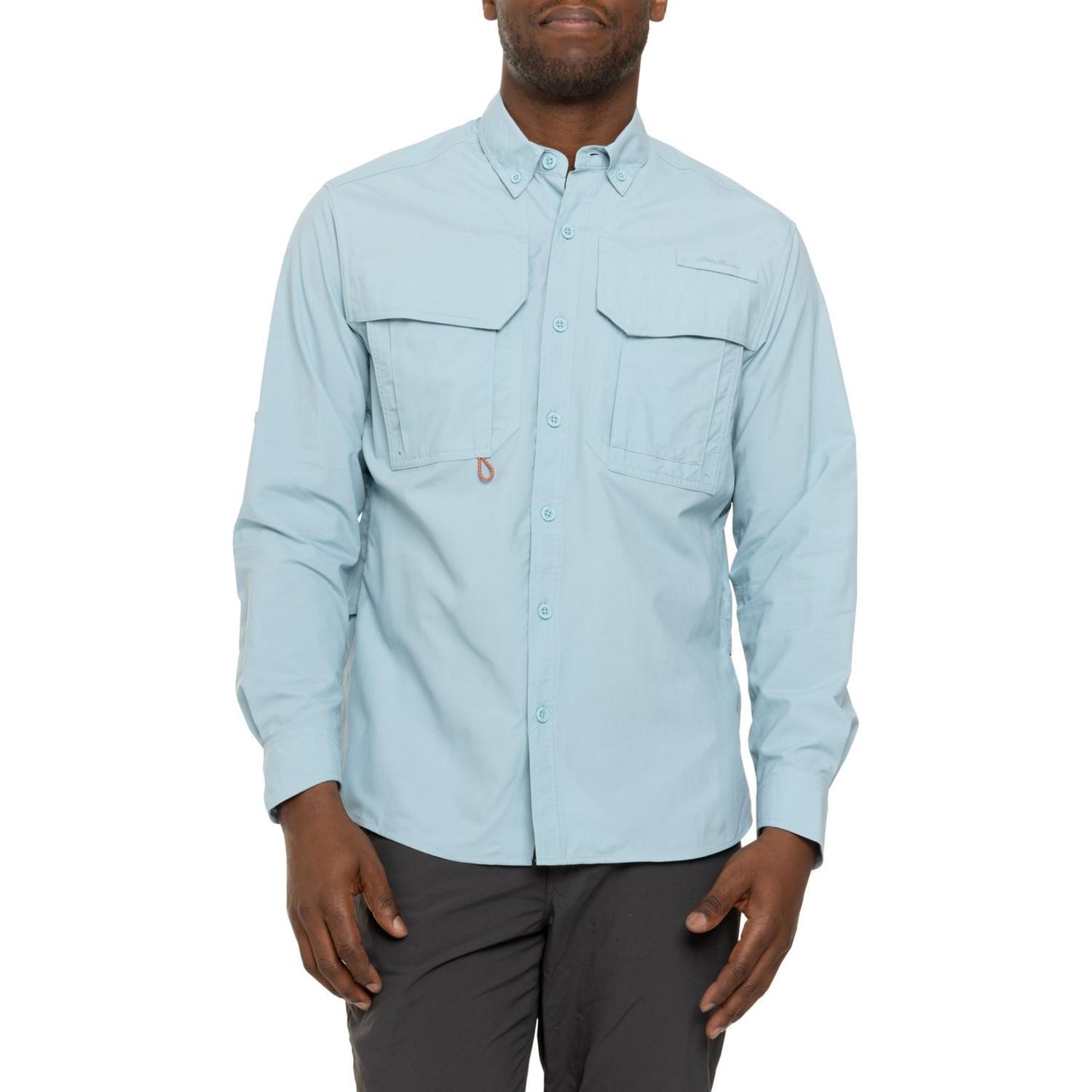 Eddie Bauer King Salmon Woven Shirt - UPF 35, Long Sleeve Product Image