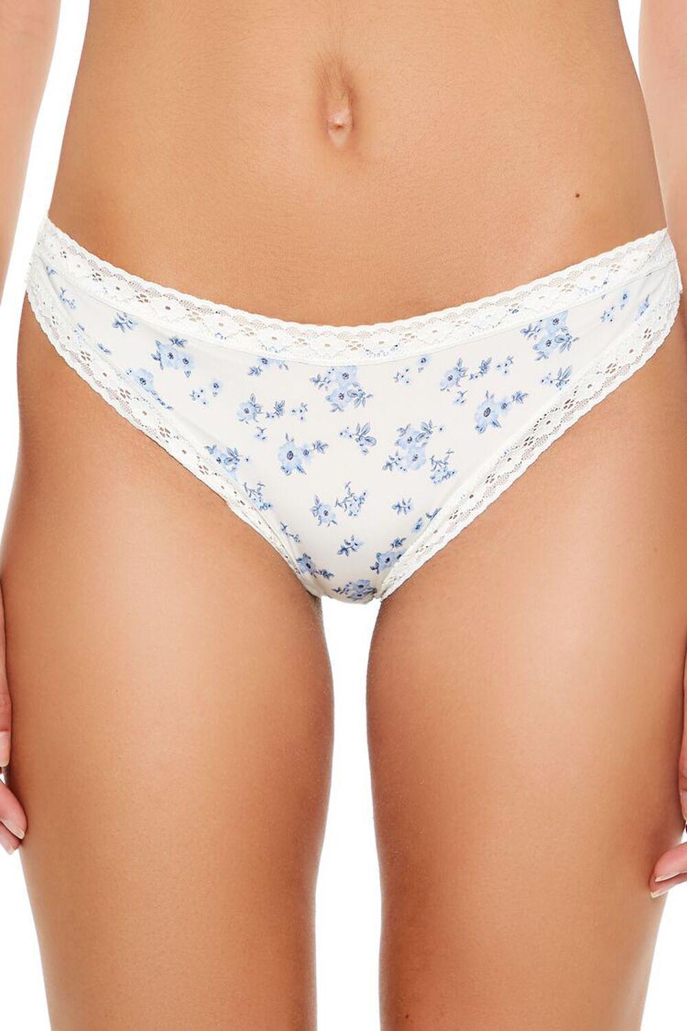 Floral Print Bikini Panties | Forever 21 Product Image