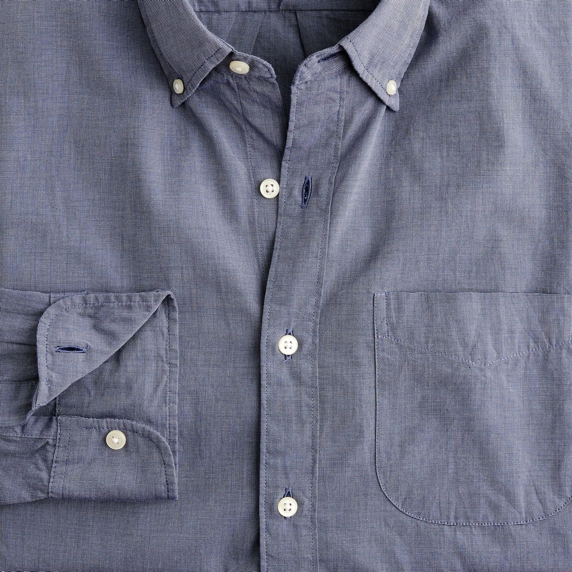 Secret Wash cotton poplin shirt Product Image