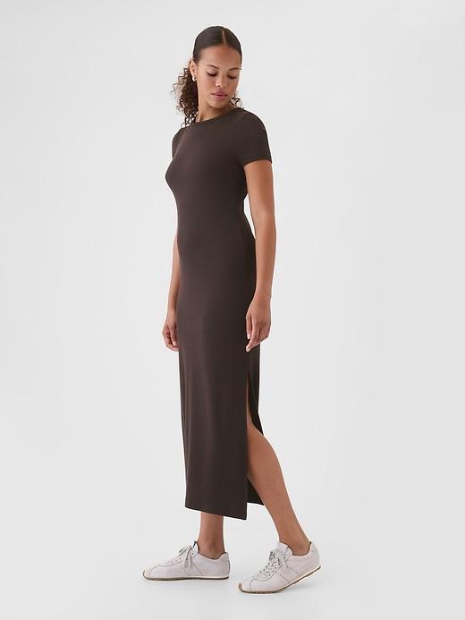 Modern Rib Maxi T-Shirt Dress Product Image