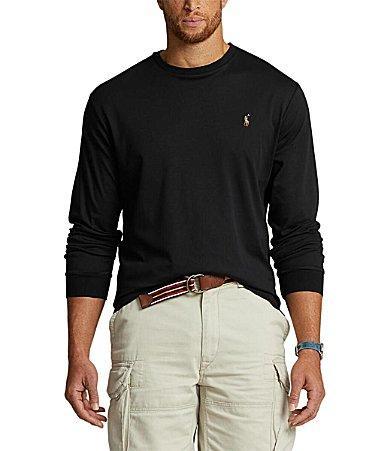 Big & Tall Polo Ralph Lauren Soft Cotton Long-Sleeve Tee Product Image