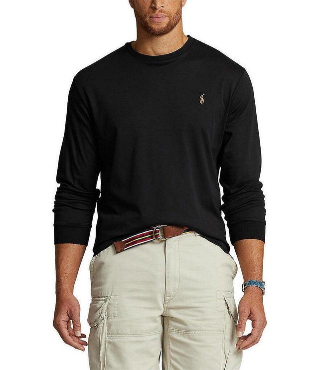 Polo Ralph Lauren Big & Tall Soft Cotton Long Sleeve T-Shirt Product Image