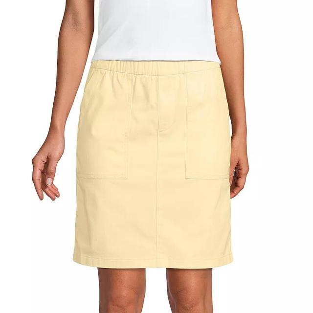 Petite Lands End Pull On Chino Skort, Womens Product Image