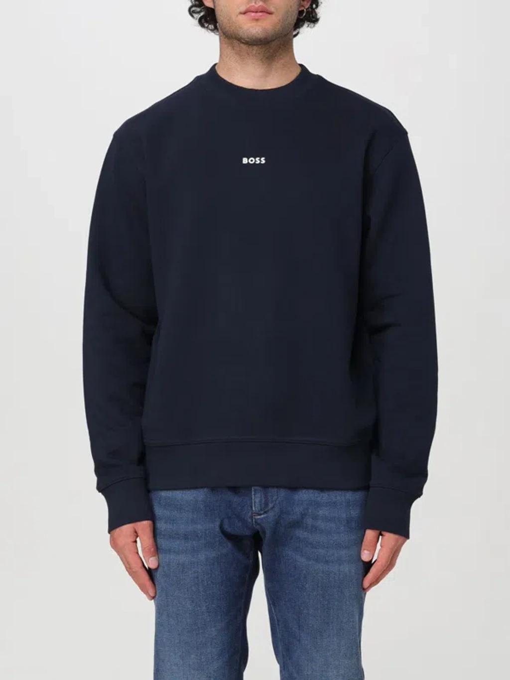 Sweatshirt Boss Men Color Blue Product Image