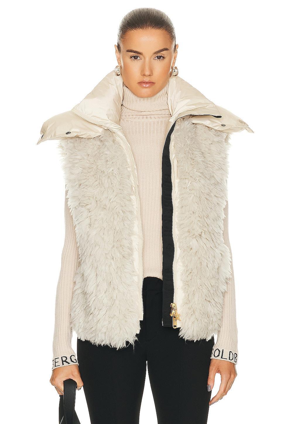 Goldbergh Iffy Vest in Beige Product Image