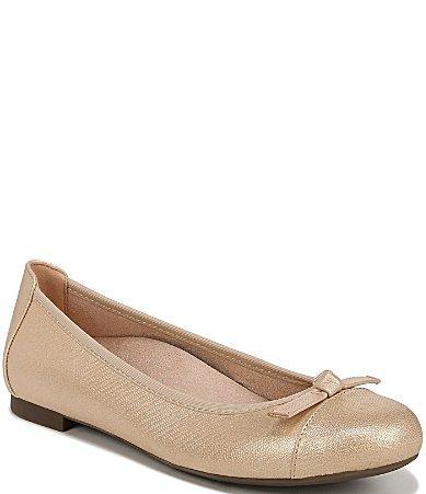 Vionic Amorie Leather Ballerina Bow Flats Product Image