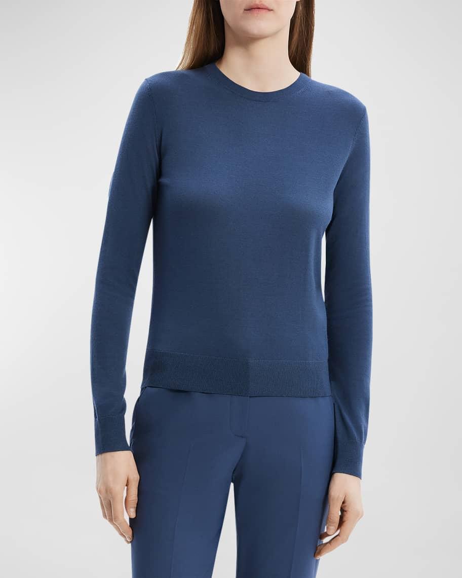 Regal Merino Wool Knit Crewneck Top Product Image