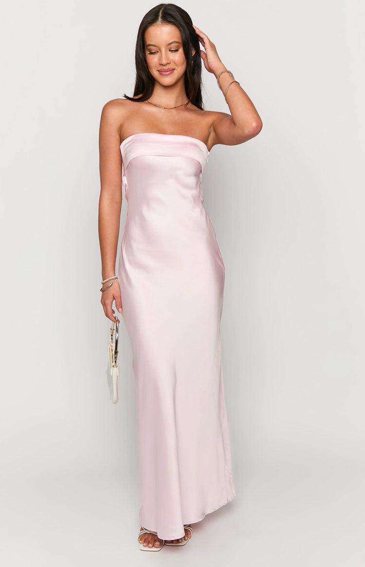 Maiah Light Pink Maxi Dress Product Image