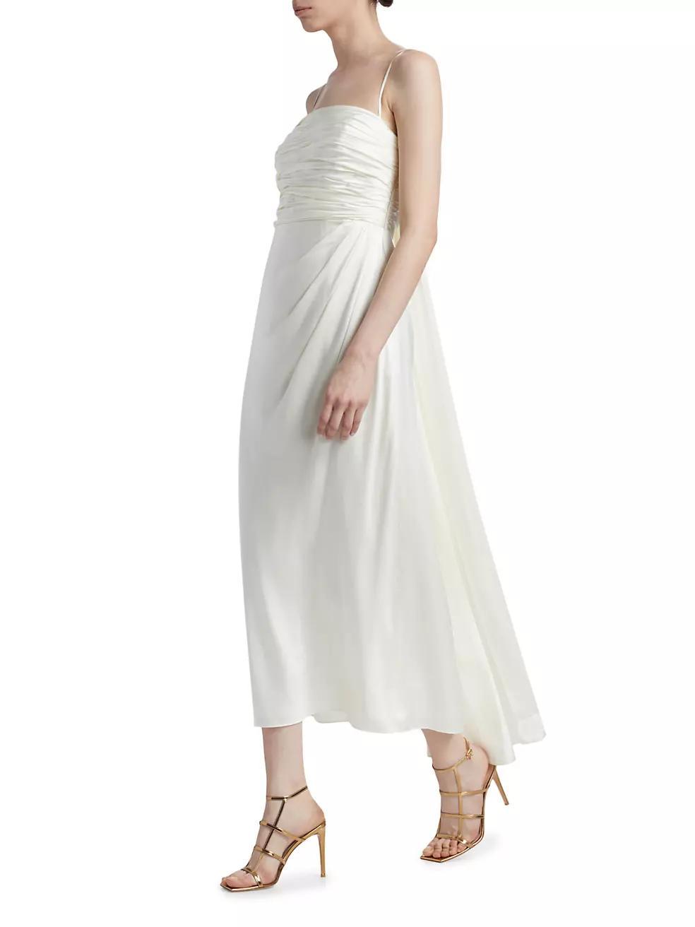 Sydney Silk Midi-Dress Product Image