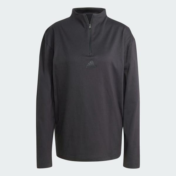 adiClub Long Sleeve Zip Jersey Product Image