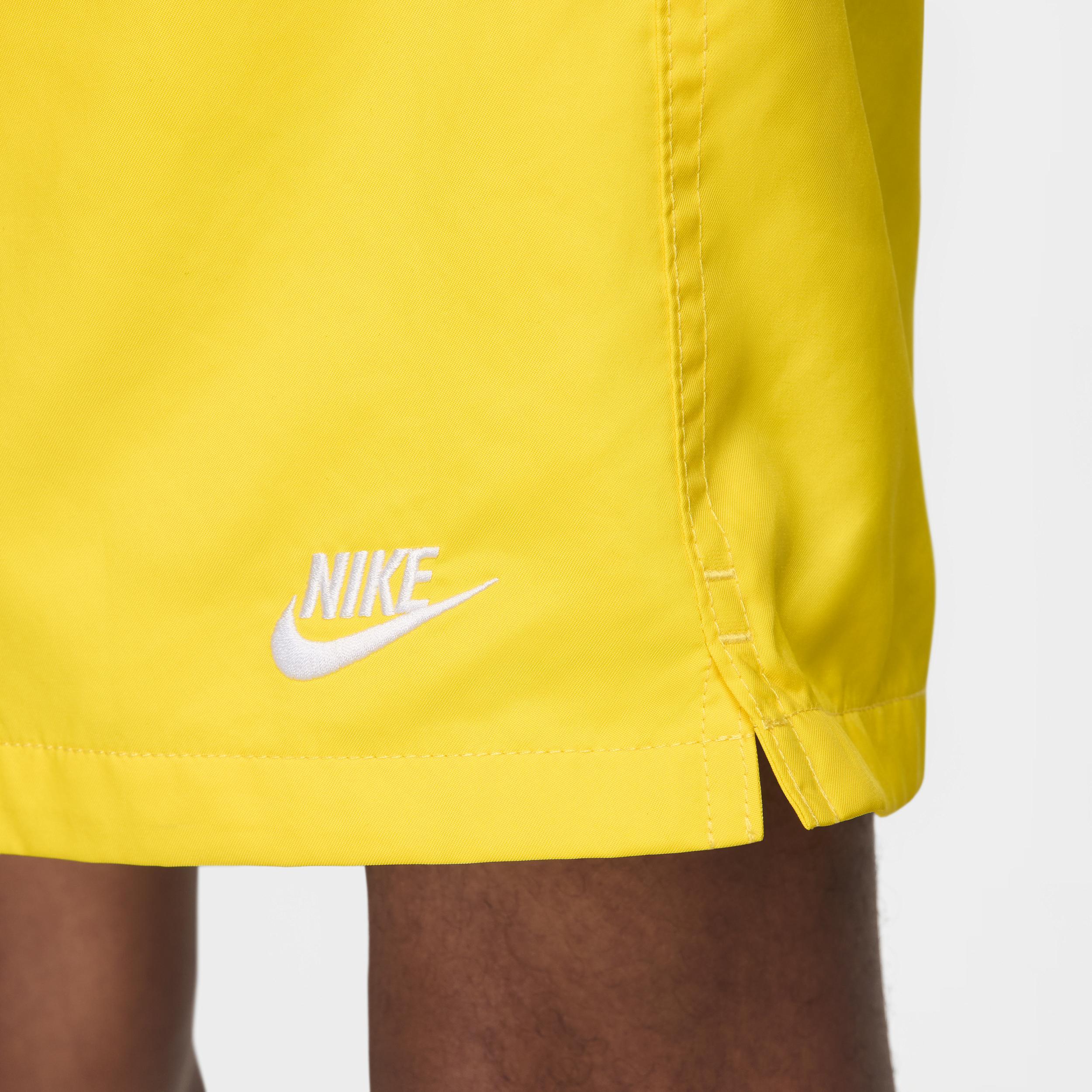 Nike Mens Nike Club Flow Shorts - Mens Lightning/White Product Image