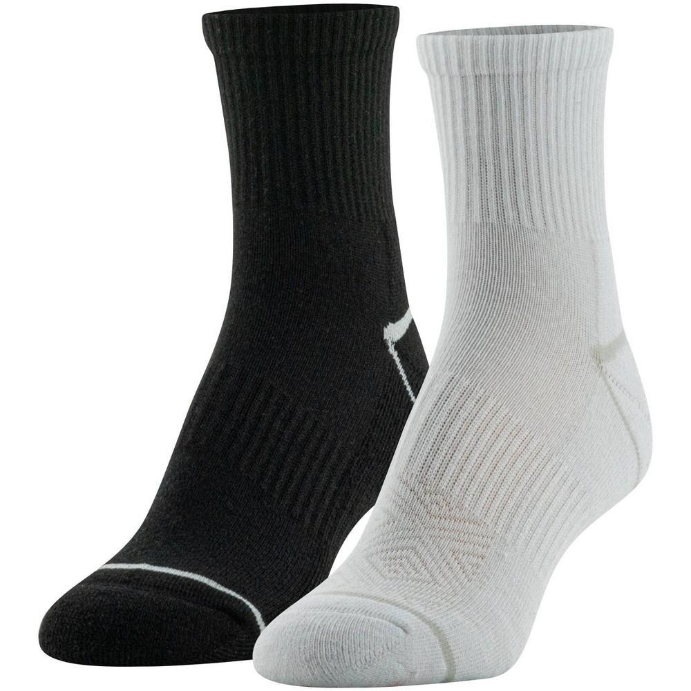 Peds Womens All Day Active 2pk High Quarter Athletic Socks - Assorted Colors 5-10 Product Image