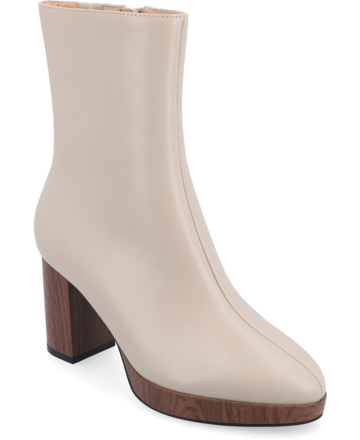 Journee Collection Tru Comfort Foam Romer Womens Booties Med Beige Product Image