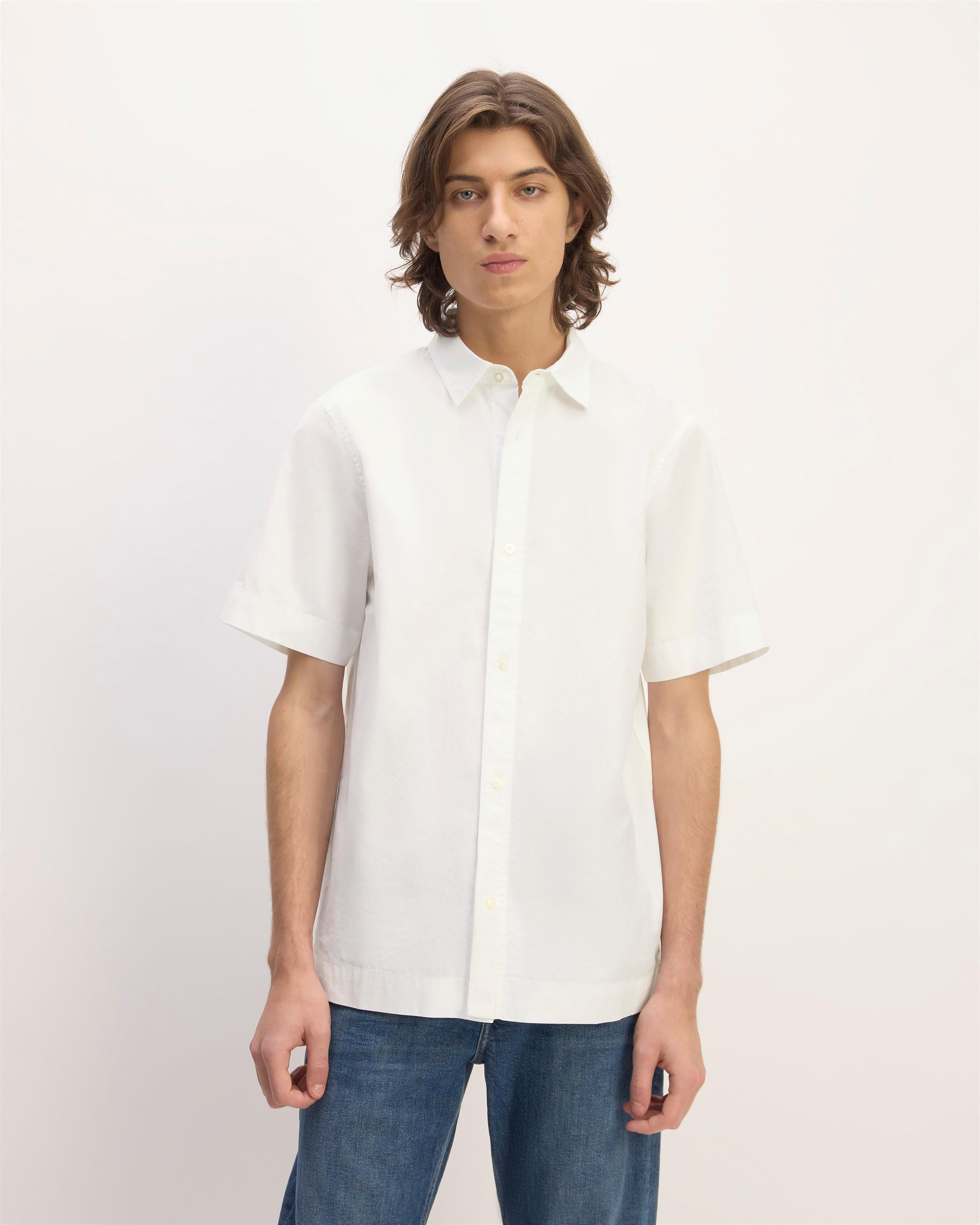 Mens Supima Short-Sleeve Poplin Shirt by Everlane Product Image