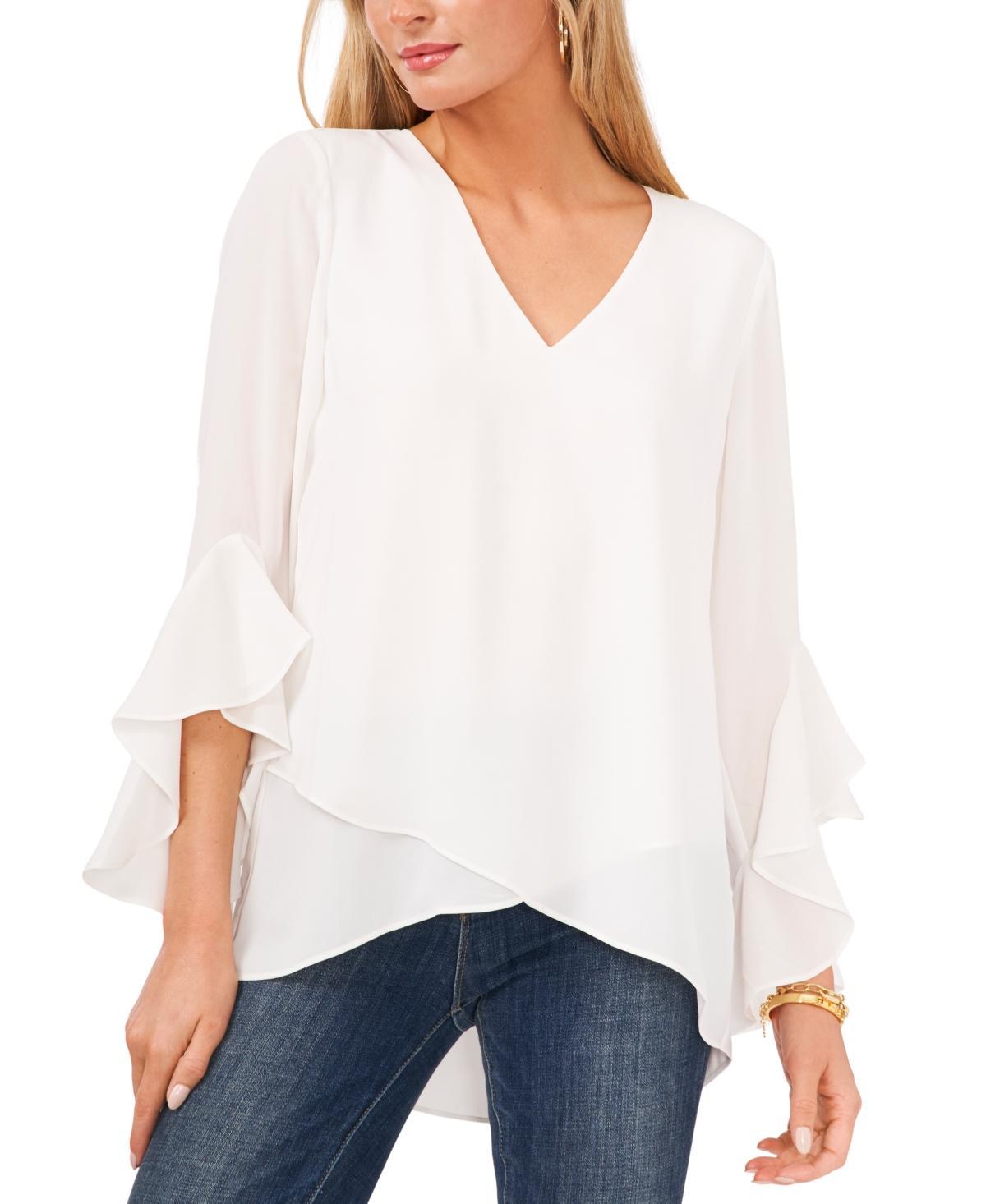 Vince Camuto Flutter Sleeve Tunic Product Image