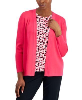 Petite Newport Open-Front Cardigan Product Image