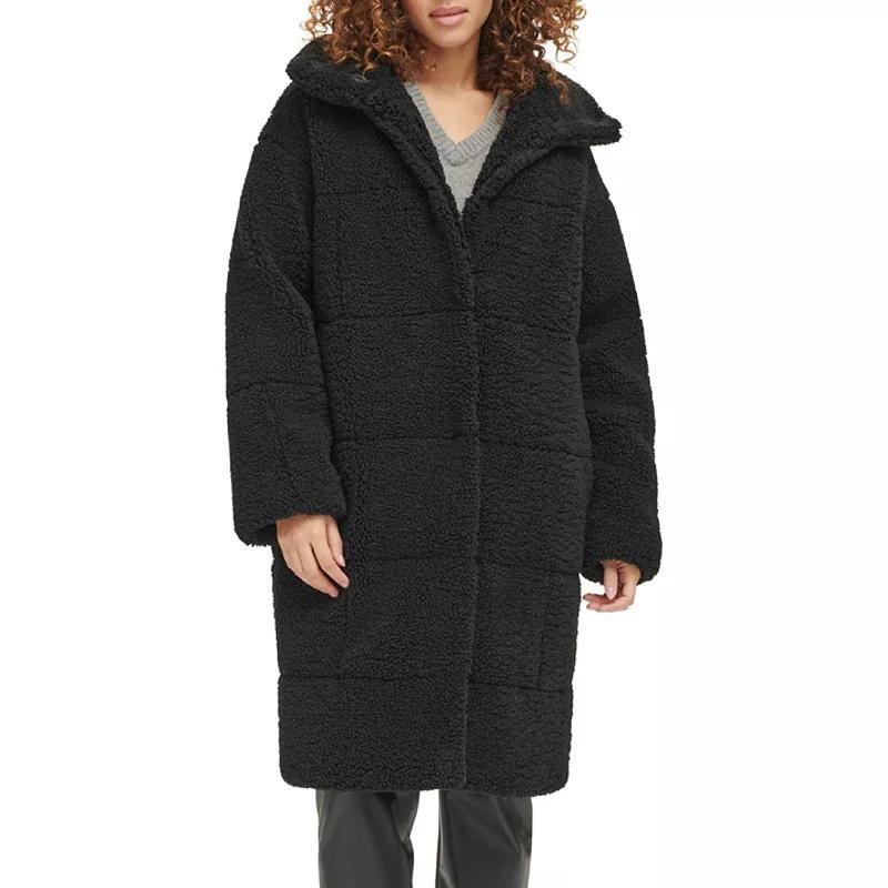 levis Quilted Fleece Long Teddy Coat Product Image