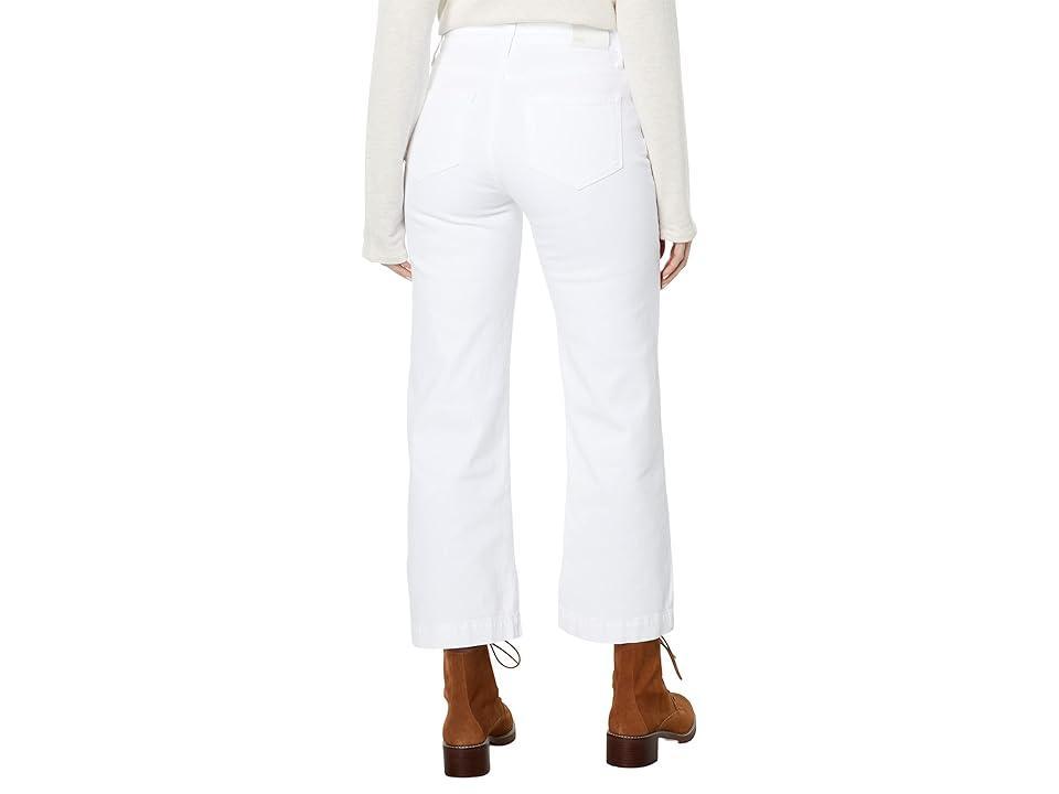 Paige Leenah Ankle Exposed Button Fly in Crisp White (Crisp White) Women's Jeans Product Image