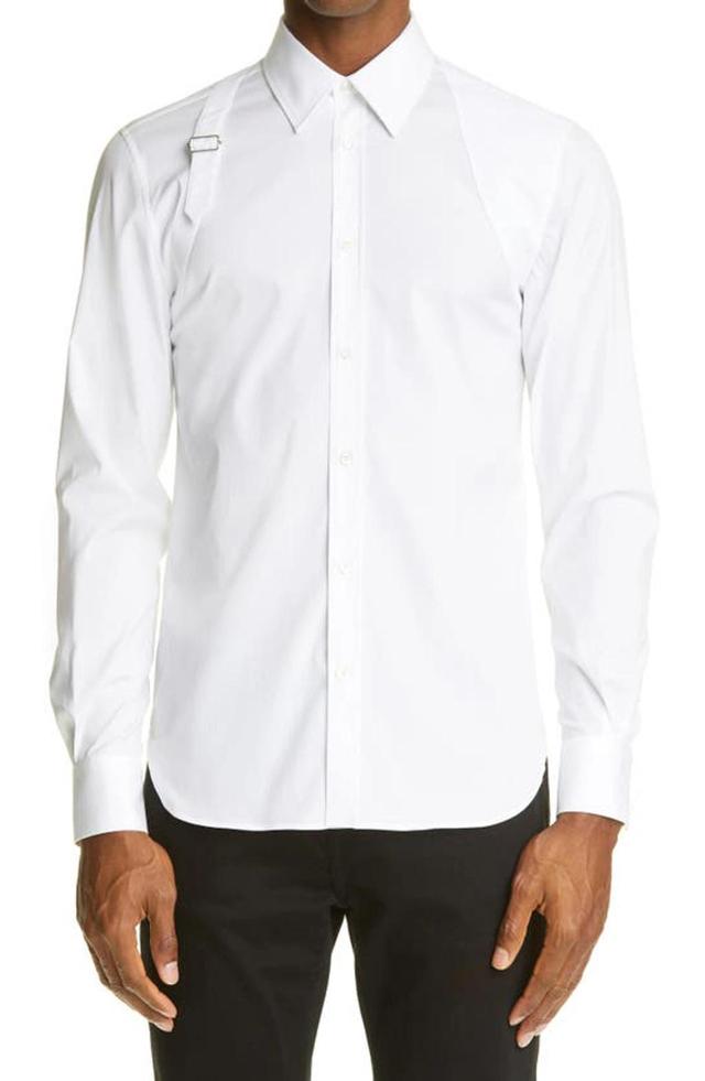 White Harness Shirt Product Image