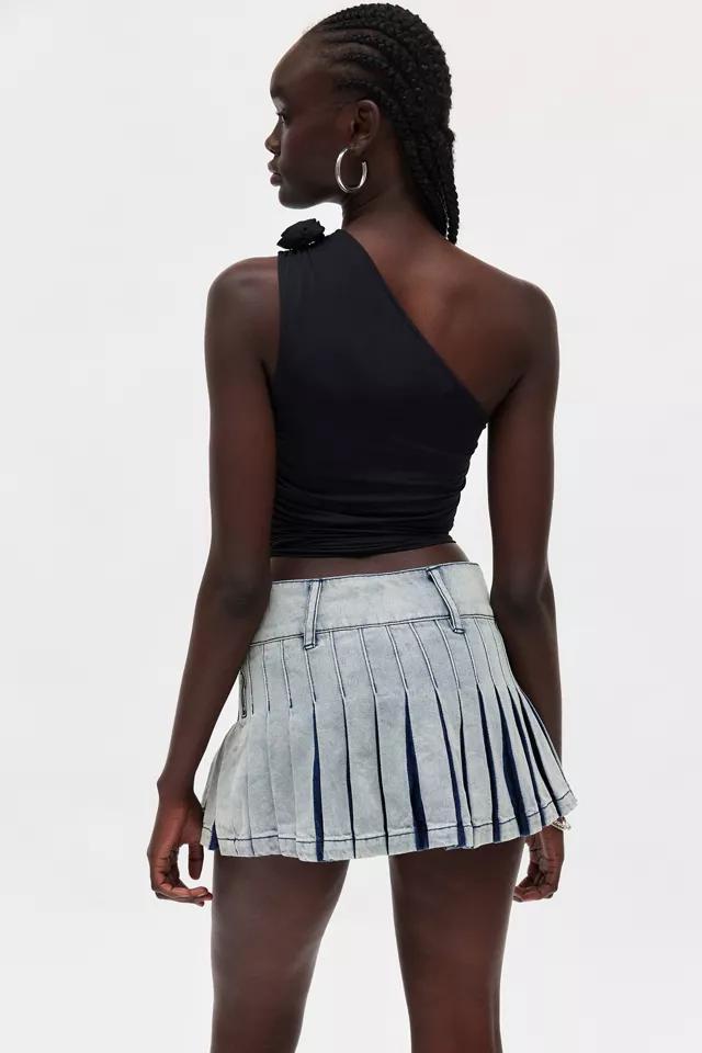 Kimchi Blue Rowan Denim Pleated Mini Skirt Product Image