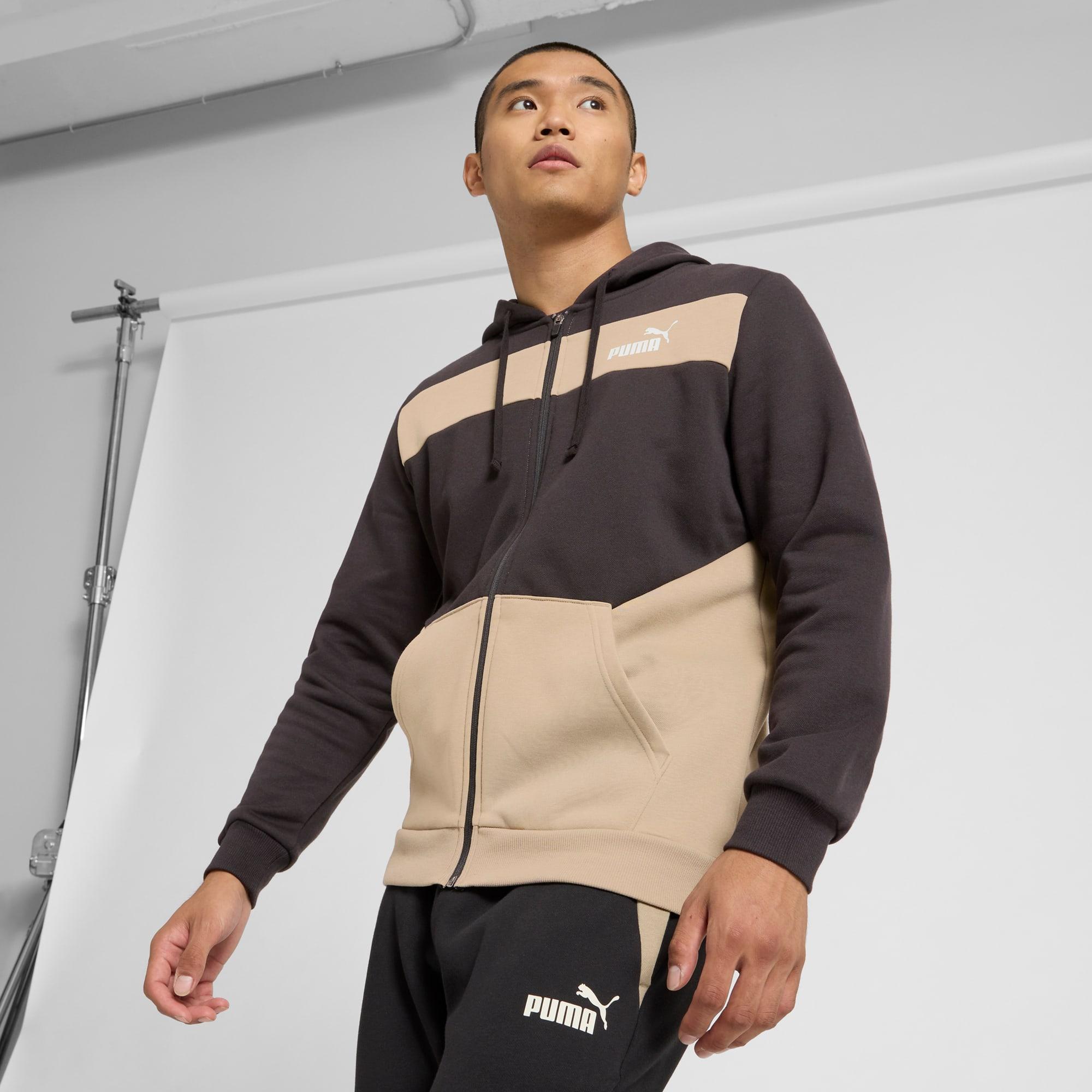 PUMA Power Men's Colorblock Hoodie Product Image