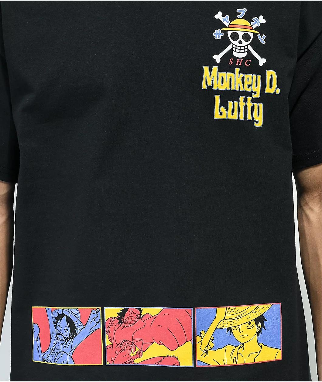 One Piece Luffy Black T-Shirt Product Image