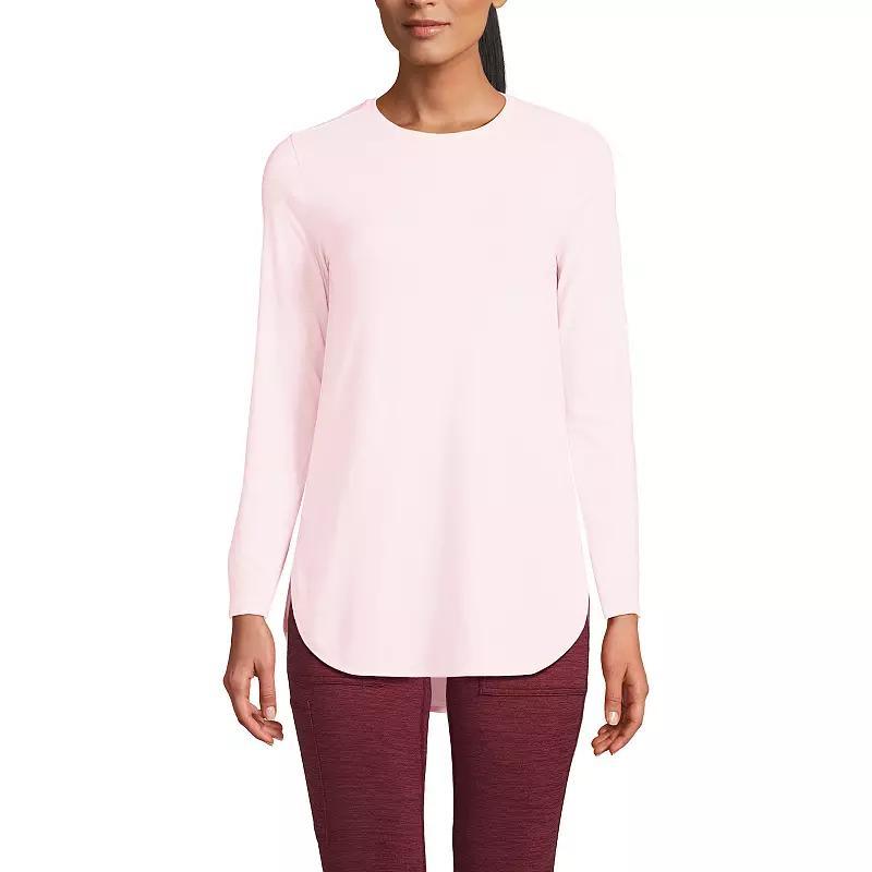 Womens Lands End Moisture-Wicking Long Sleeve Tunic Product Image