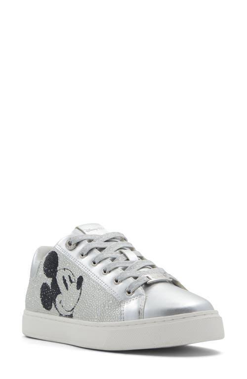 Disney x ALDO Mickey Rhinestone Cup Sole Sneakers Product Image