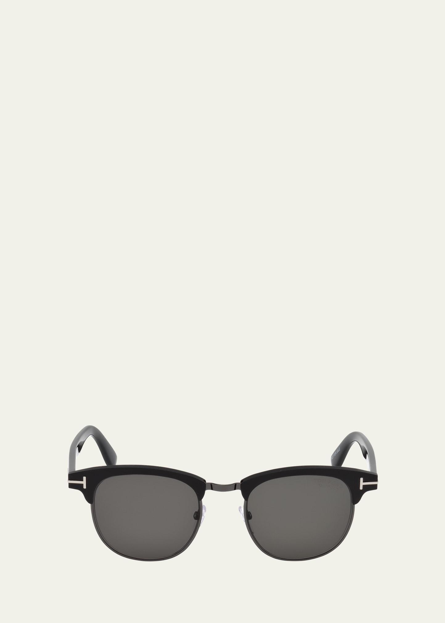 Mens Stephenson Square Two-Tone Acetate Sunglasses Product Image