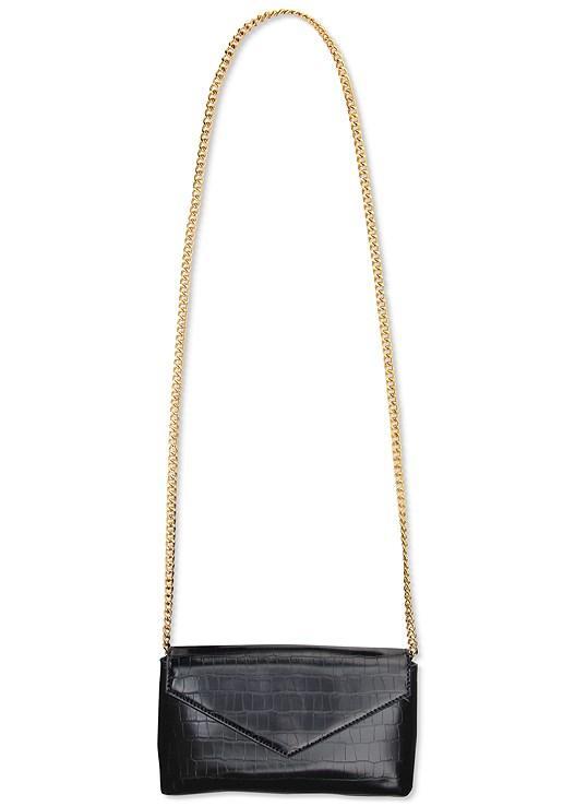 Faux Croc Crossbody Bag Product Image