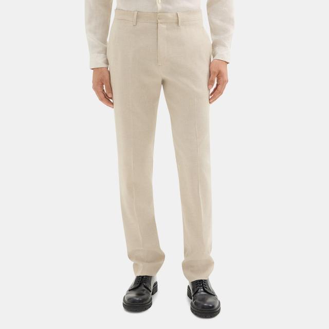 Linen-Blend Slim-Fit Suit Pant | Theory Outlet Product Image