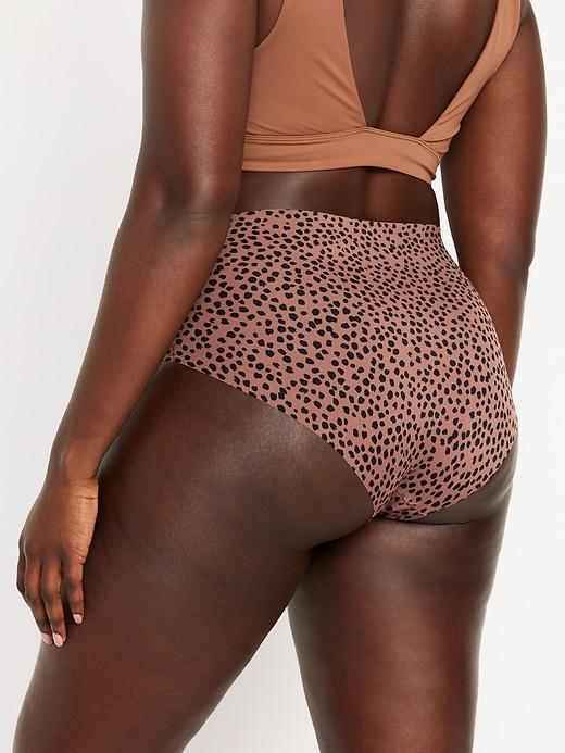 High-Waisted No-Show Brief Underwear Product Image