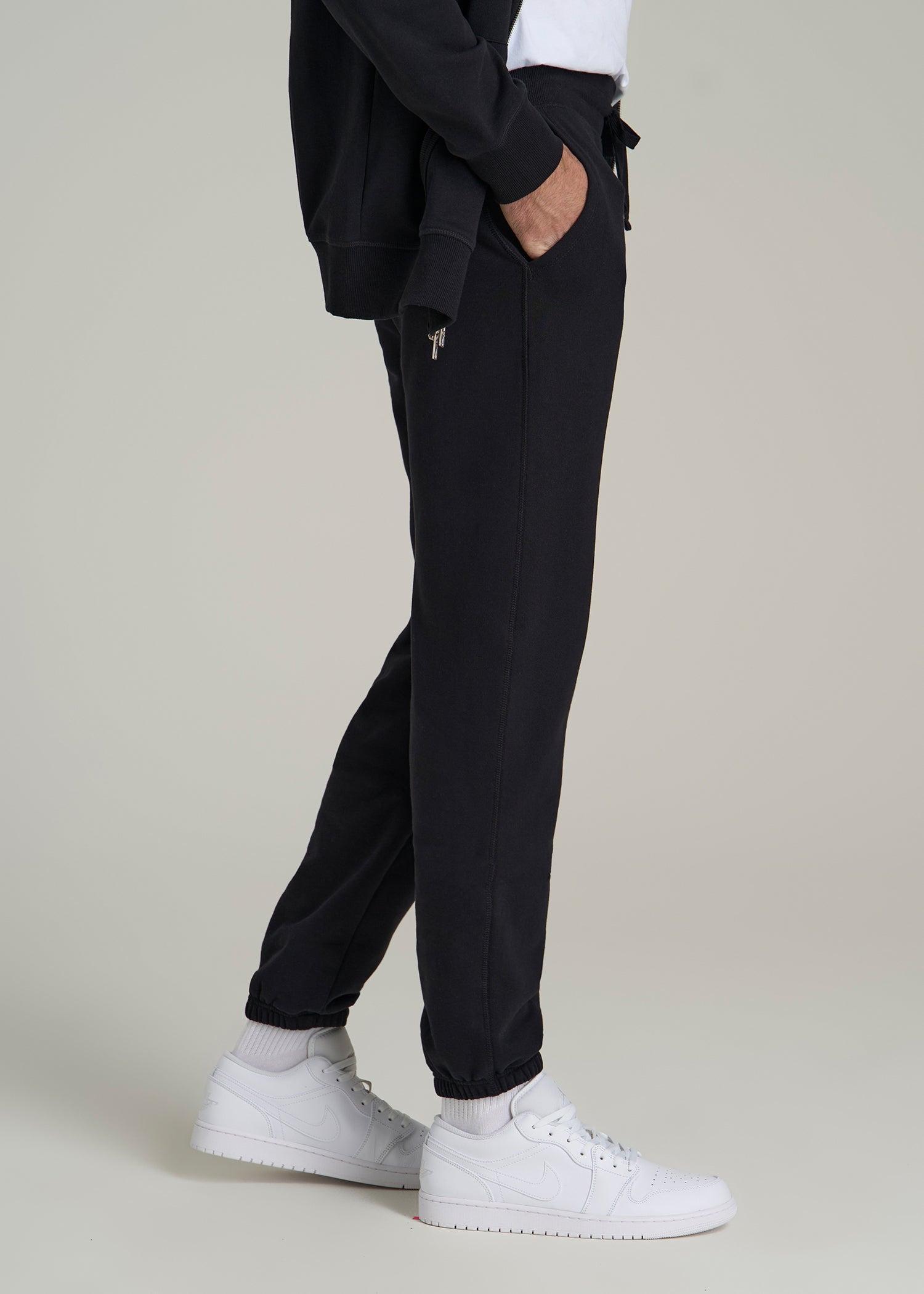 Wearever 2.0 Fleece Sweatpants for Tall Men in Black Male Product Image