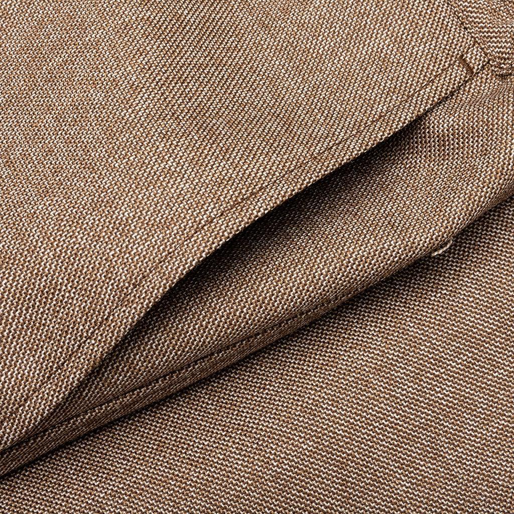 Tropical Wool Trousers - Raw Sienna Male Product Image