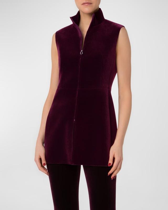 Neoprene Velvet Zip Vest Product Image