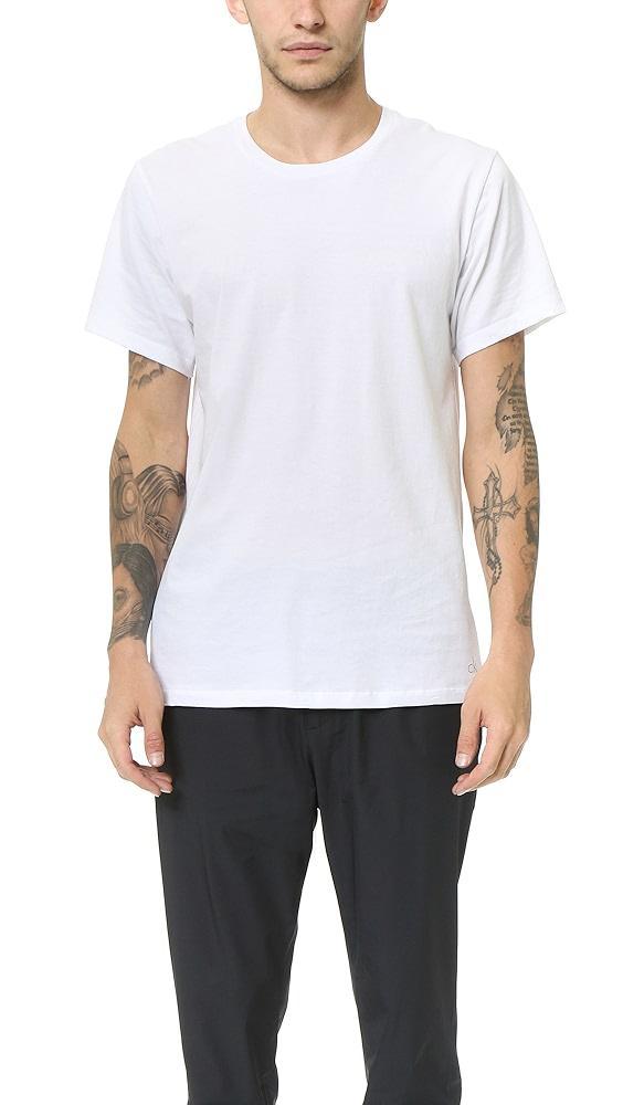 Calvin Klein Underwear Cotton Stretch Slim Fit 3-Pack Crewneck T-Shirt | Shopbop Product Image