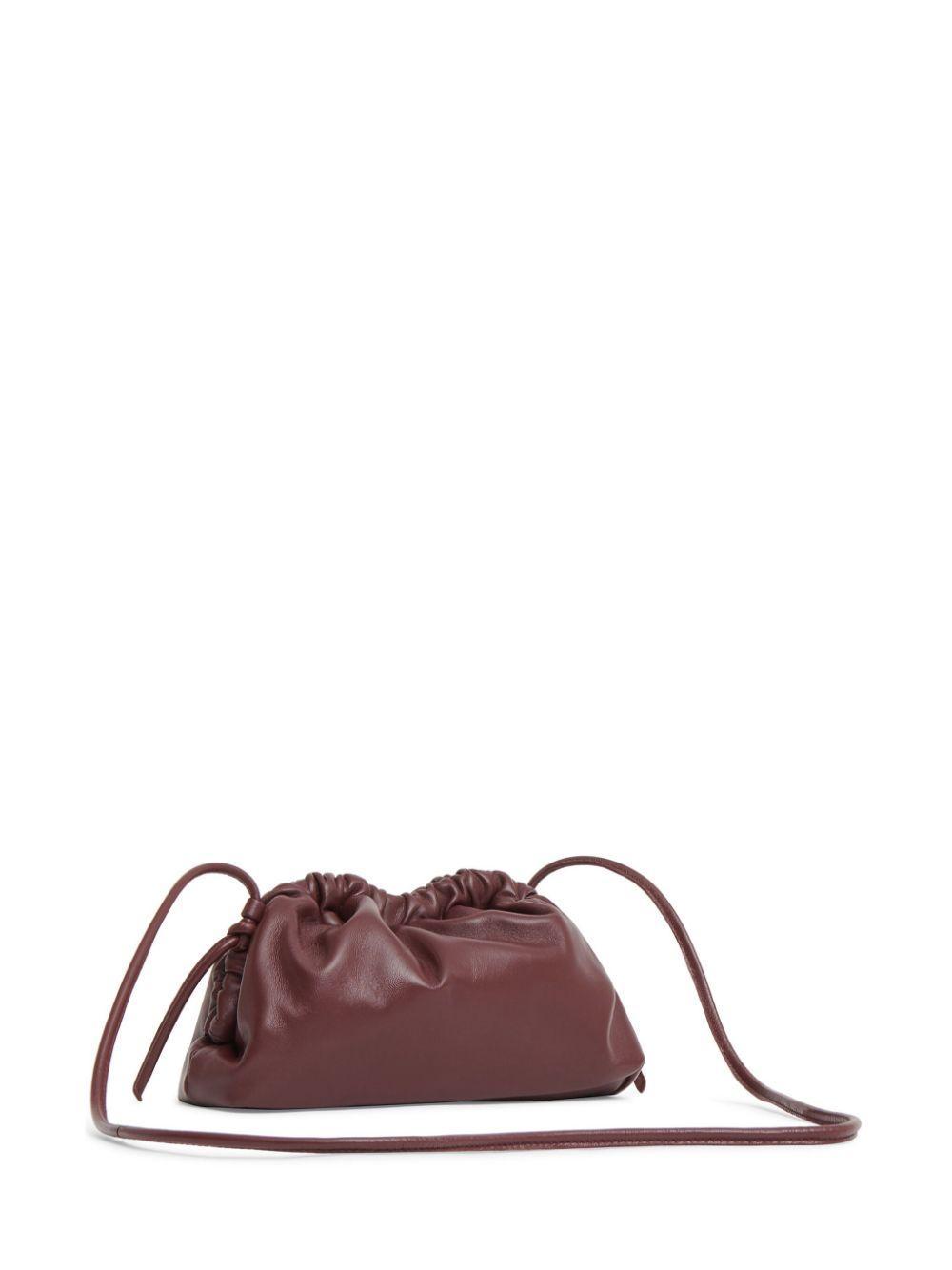 MANSUR GAVRIEL Mini Cloud Clutch Bag In Red Product Image