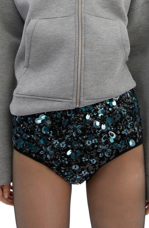 MANGO Beaded Shorts Product Image