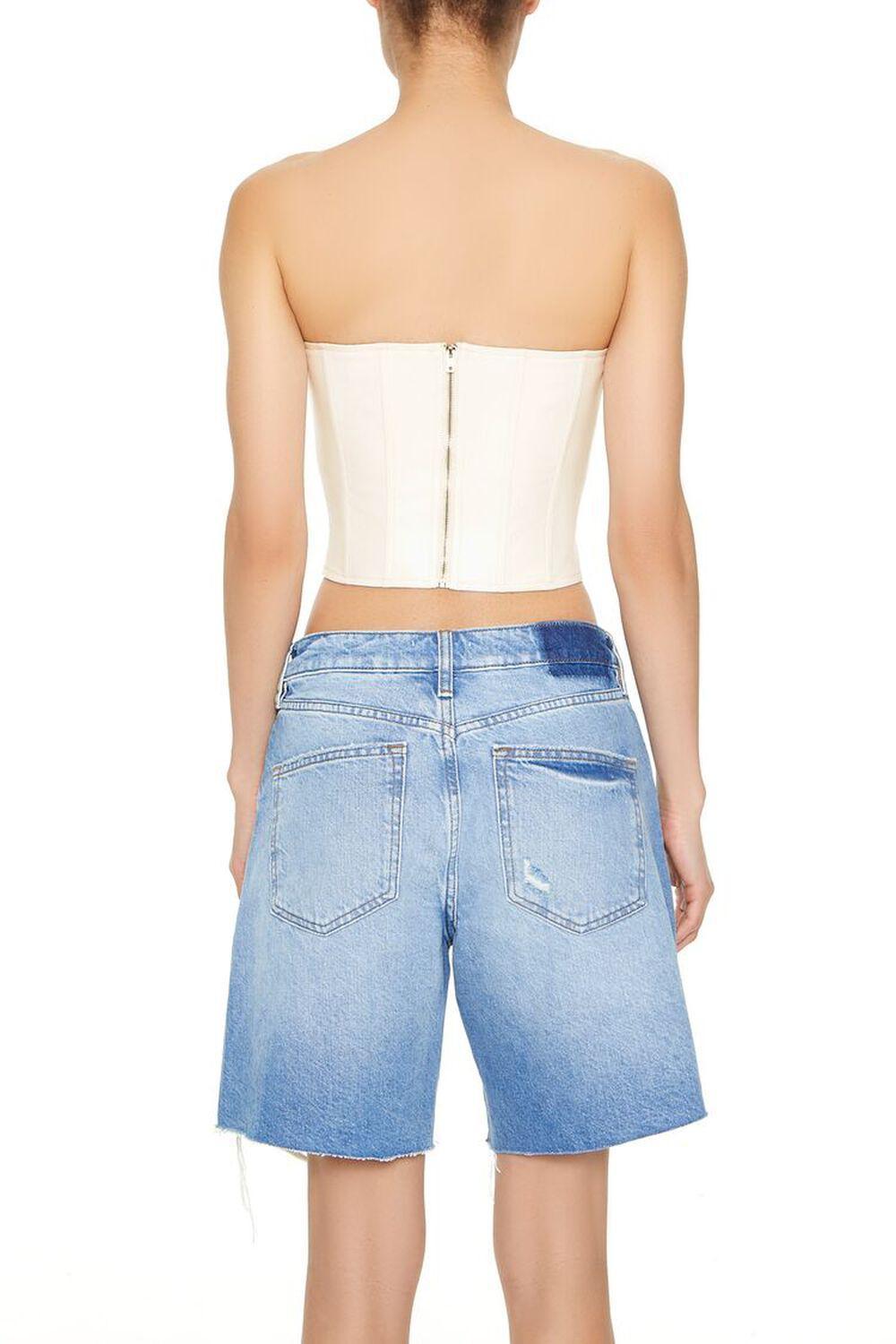 Cropped Faux Leather Tube Top | Forever 21 Product Image