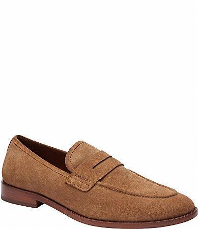 COACH Mens Declan Suede Loafers Product Image