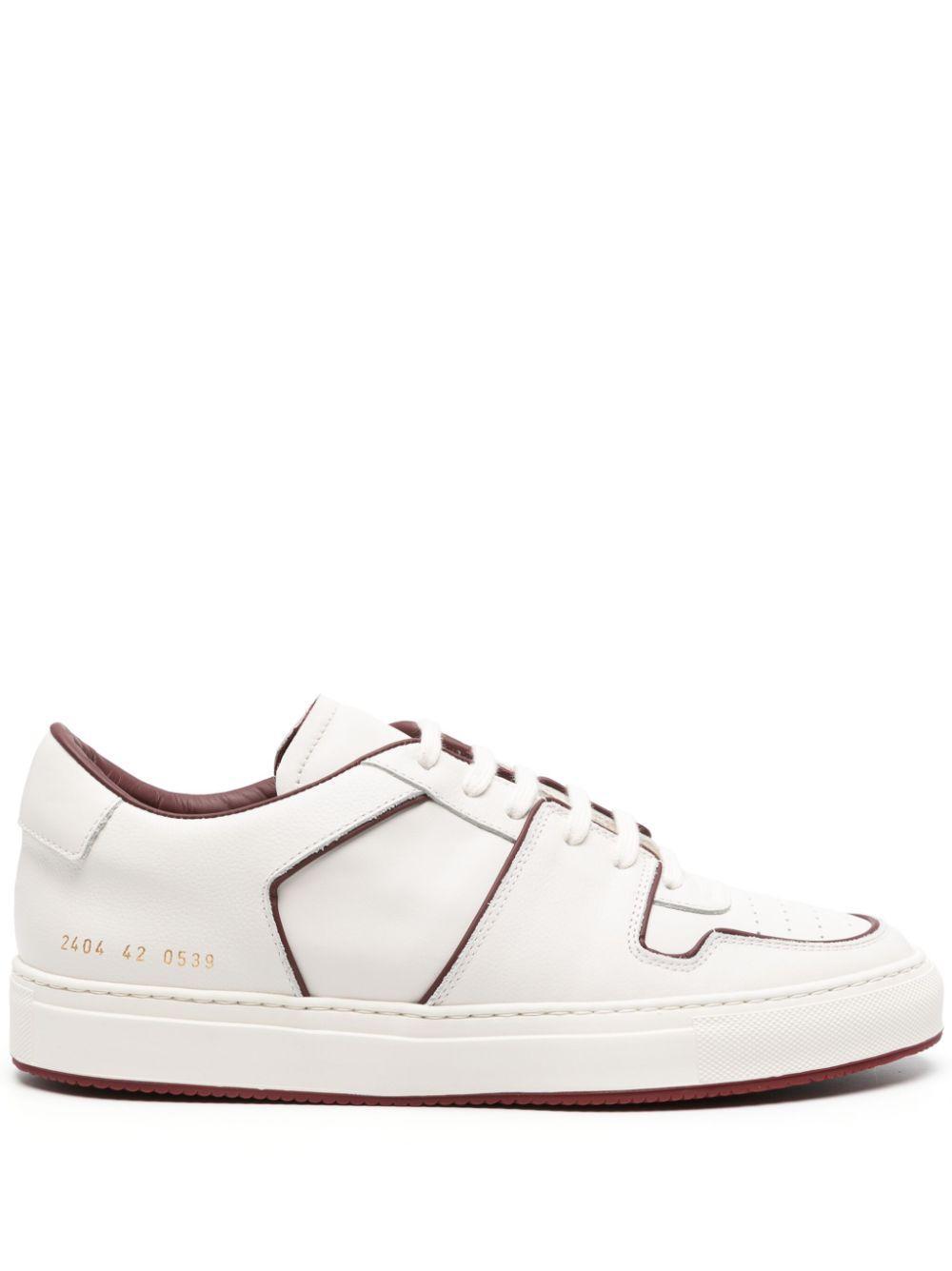 COMMON PROJECTS Decades Lace-up Sneakers In White Product Image