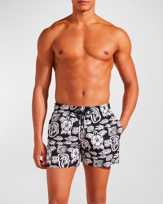 Mens Tahiti Graphic Swim Trunks Product Image