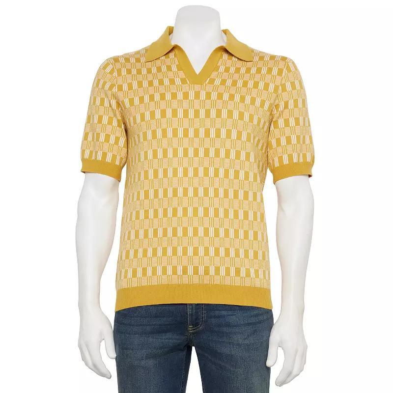 Mens Thomas Sterling Short Sleeve Sweater Polo Shirt Product Image