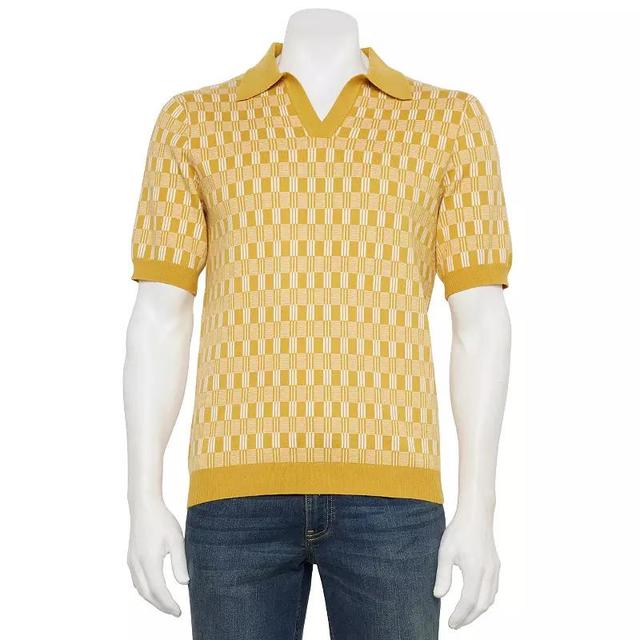 Mens Thomas Sterling Short Sleeve Sweater Polo Shirt Product Image