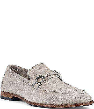 Donald Pliner Mens Suede Slade Bit Loafers Product Image