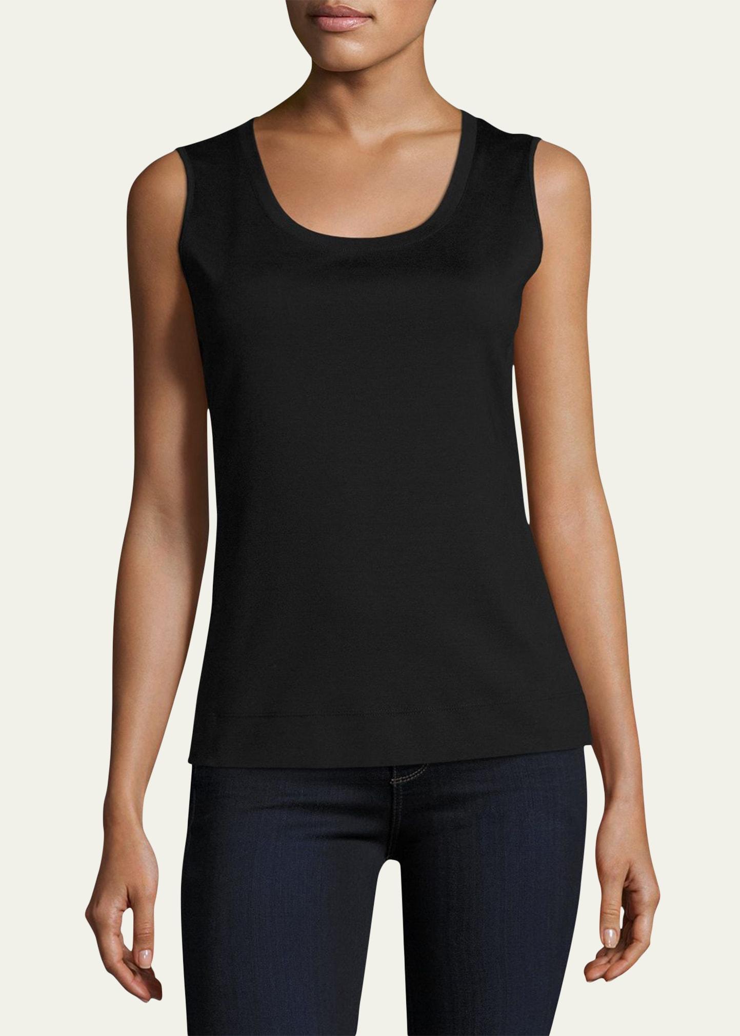 Lafayette 148 New York Cotton Ribbed Tank Product Image