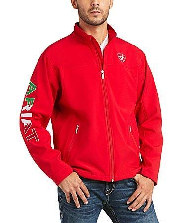 Ariat New Team Softshell Mexico Water-Resistant Jacket Men's Jacket Product Image