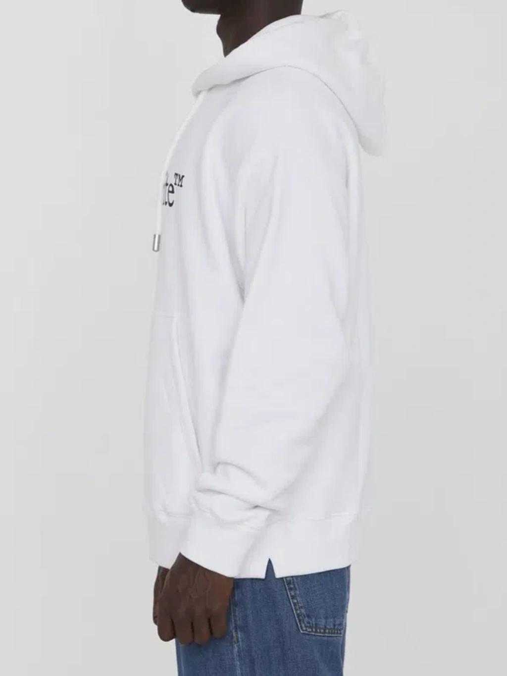 OFF-WHITE Big Bookish Skate Hoodie In White Product Image